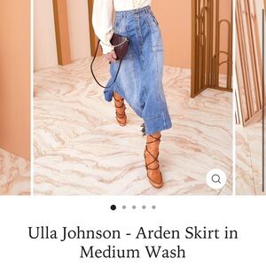 Ulla Johnson Denim Arden Skirt